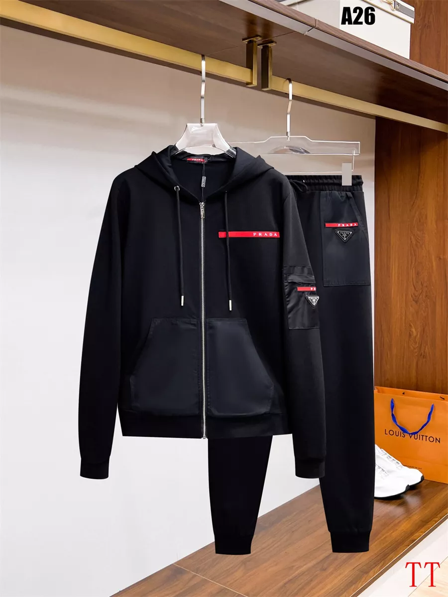 Prada Tracksuits Long Sleeved For Men TopPick 4256