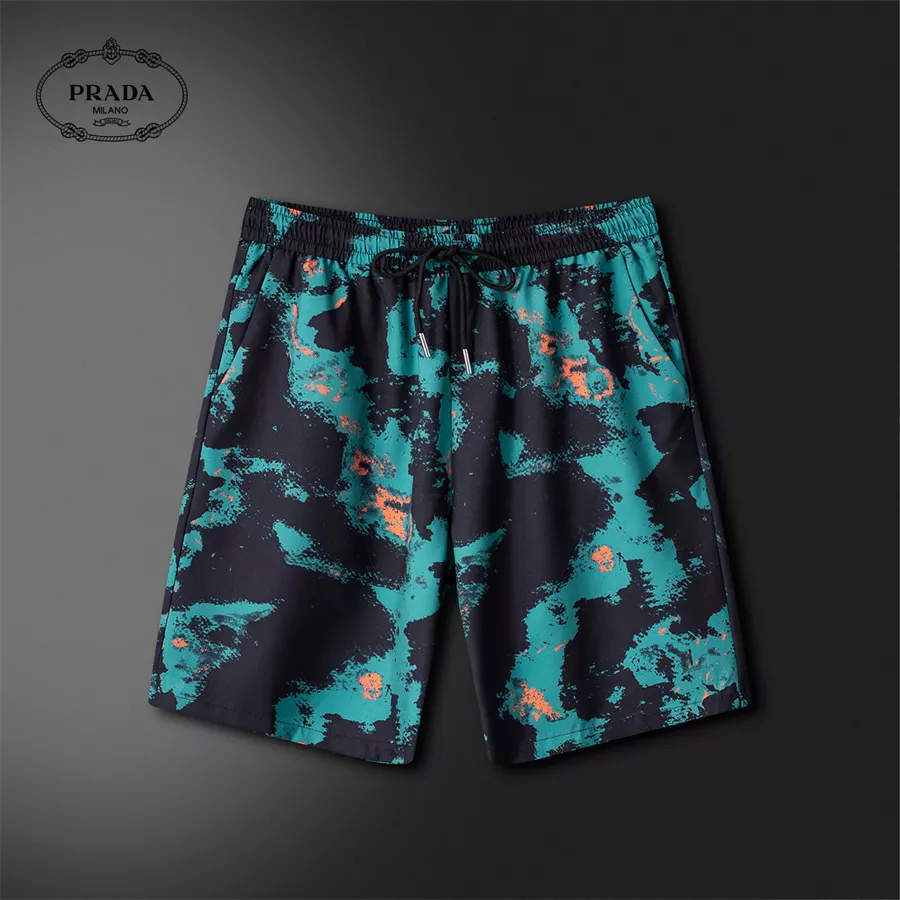 Prada Tracksuits Short Sleeved For Men EasyMatch 7320