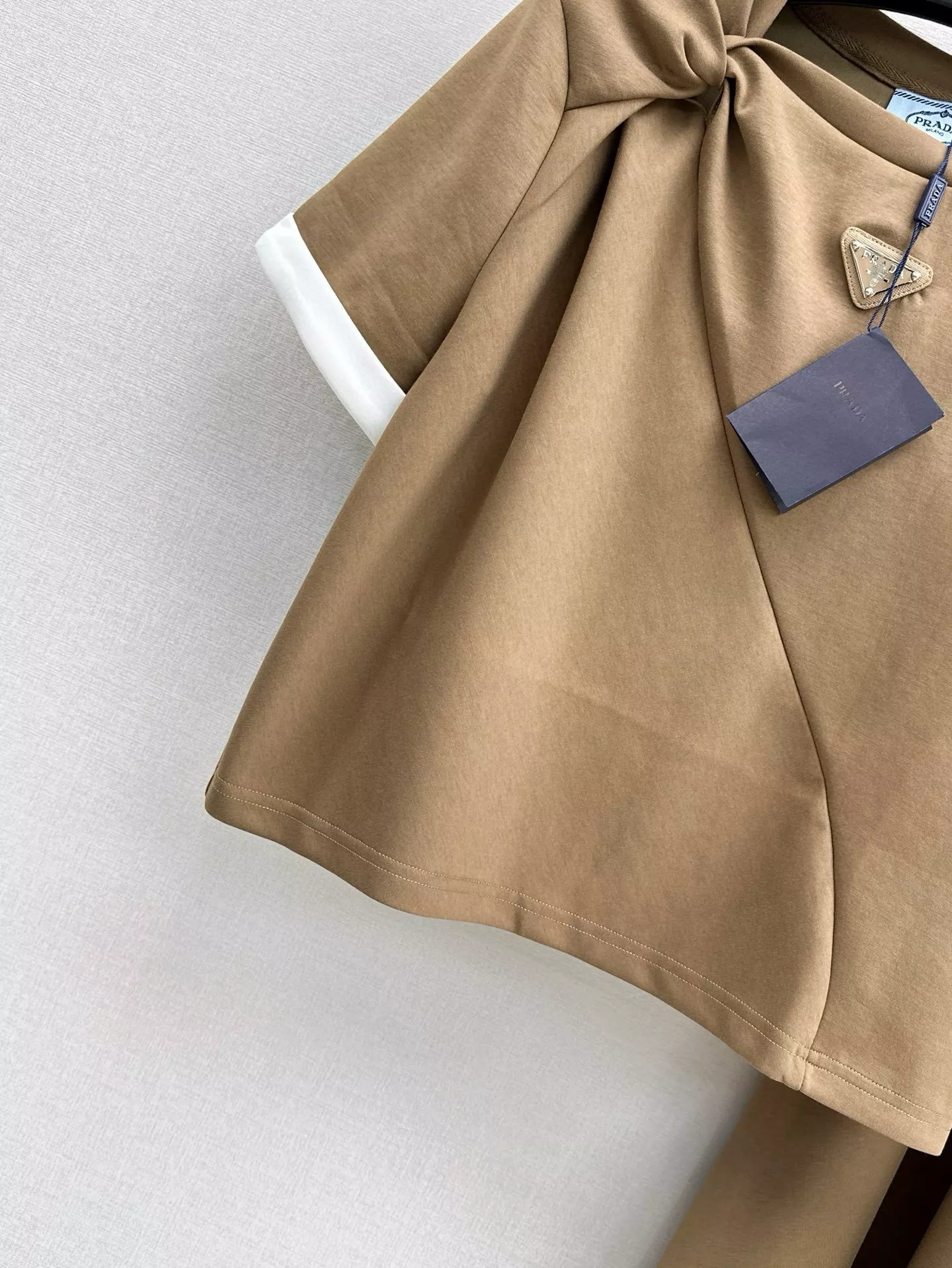 Prada Tracksuits Short Sleeved For Women Minimalist 8077