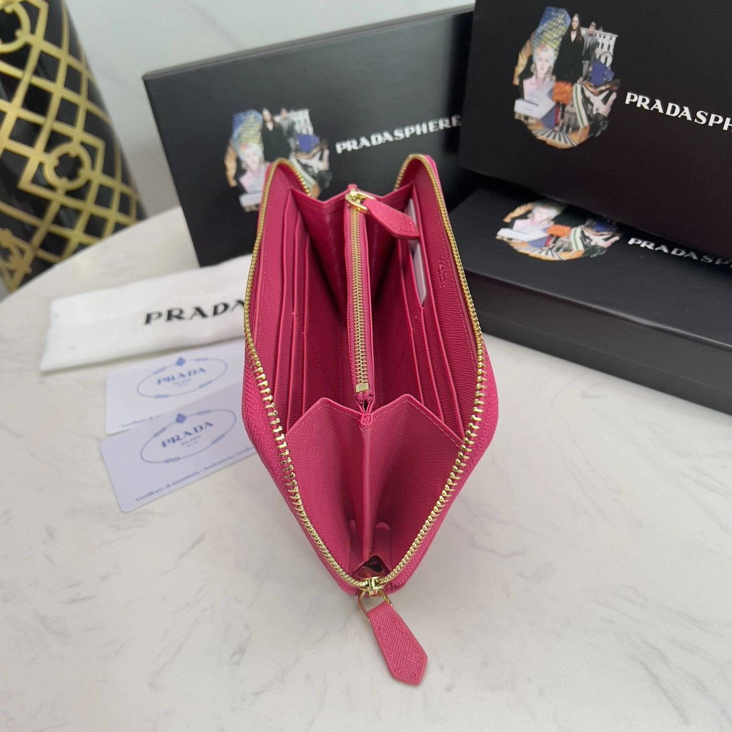 Prada Wallets Sleek 6279