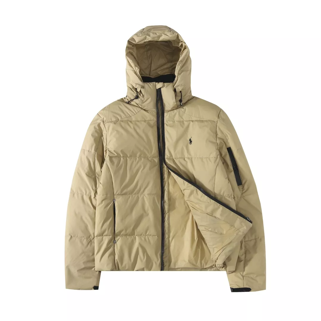 Ralph Lauren Polo Down Feather Coat Long Sleeved For Unisex AllSeason 1404