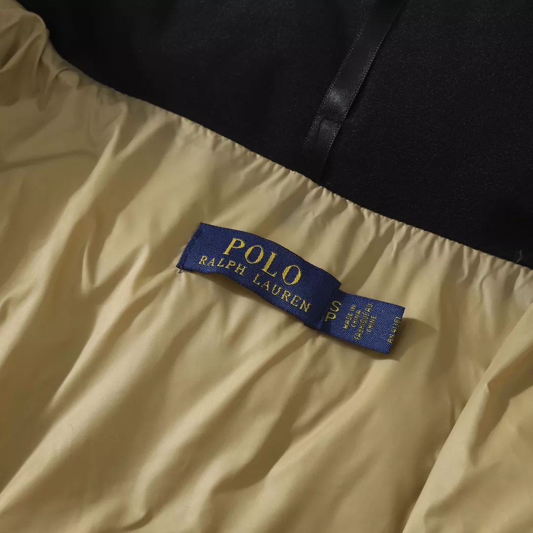 Ralph Lauren Polo Down Feather Coat Long Sleeved For Unisex AllSeason 1404