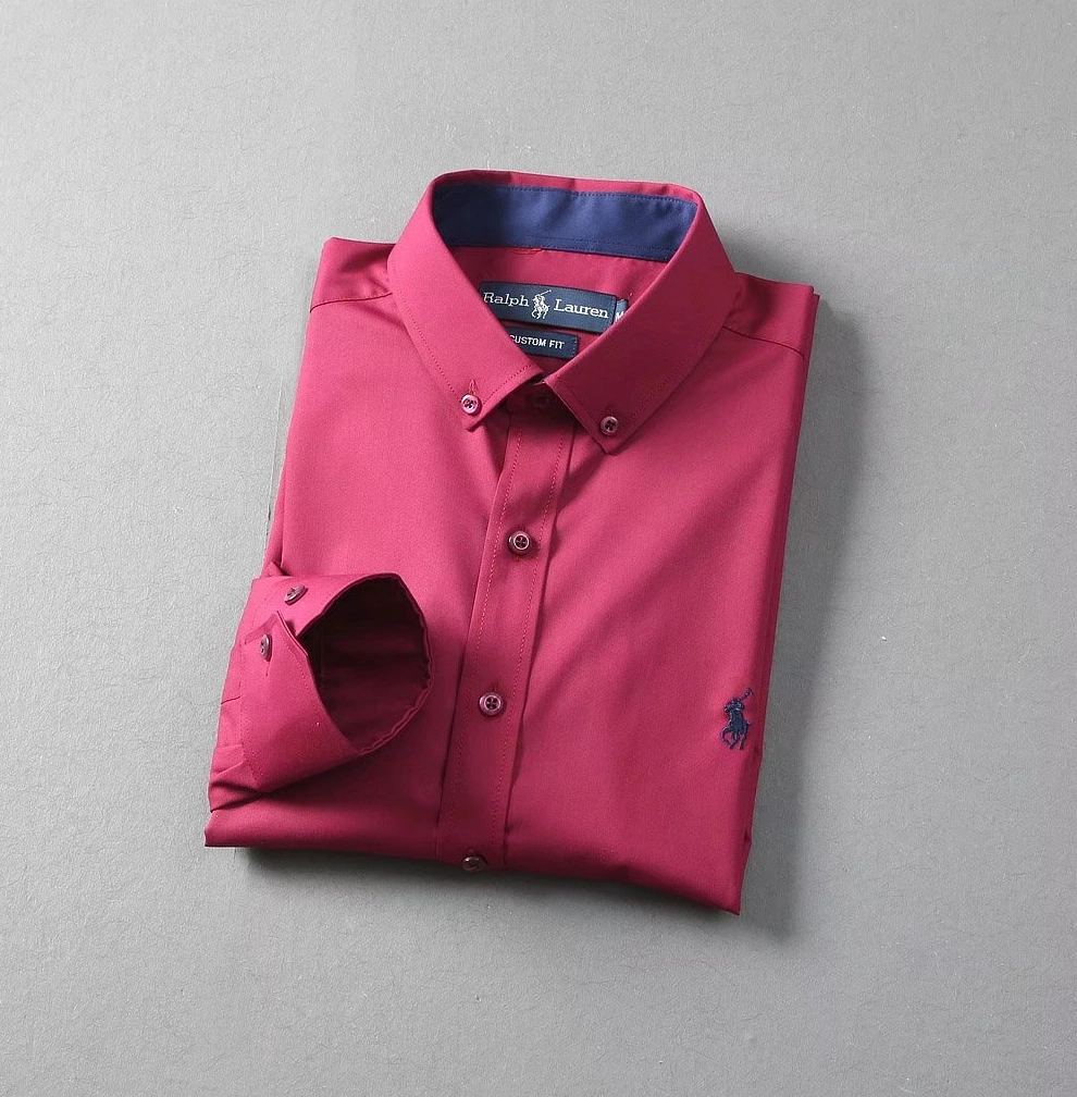 Ralph Lauren Polo Shirts Long Sleeved For Men Modern 4788