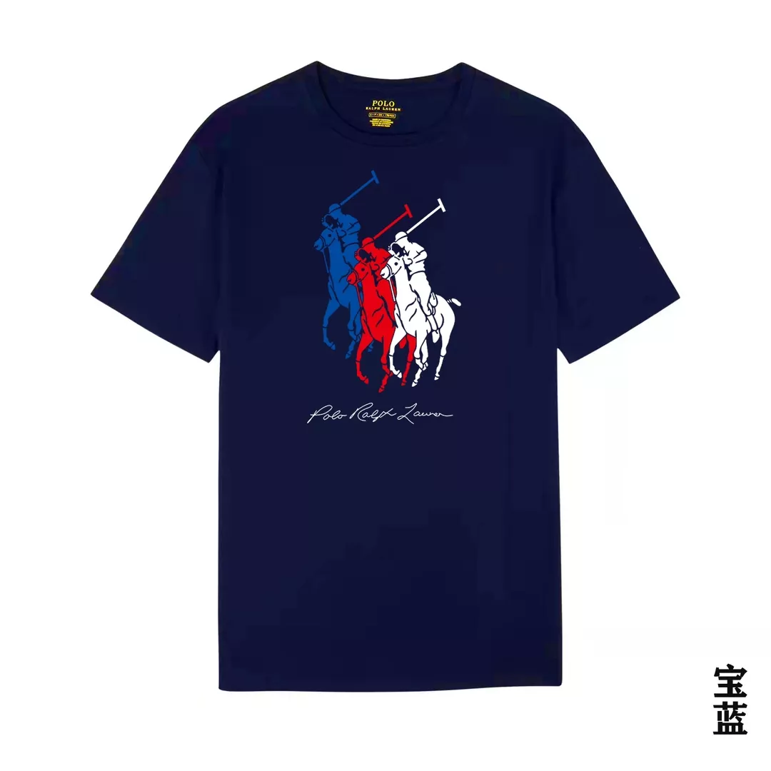 Ralph Lauren Polo T-Shirts Short Sleeved For Men Flexible 3753