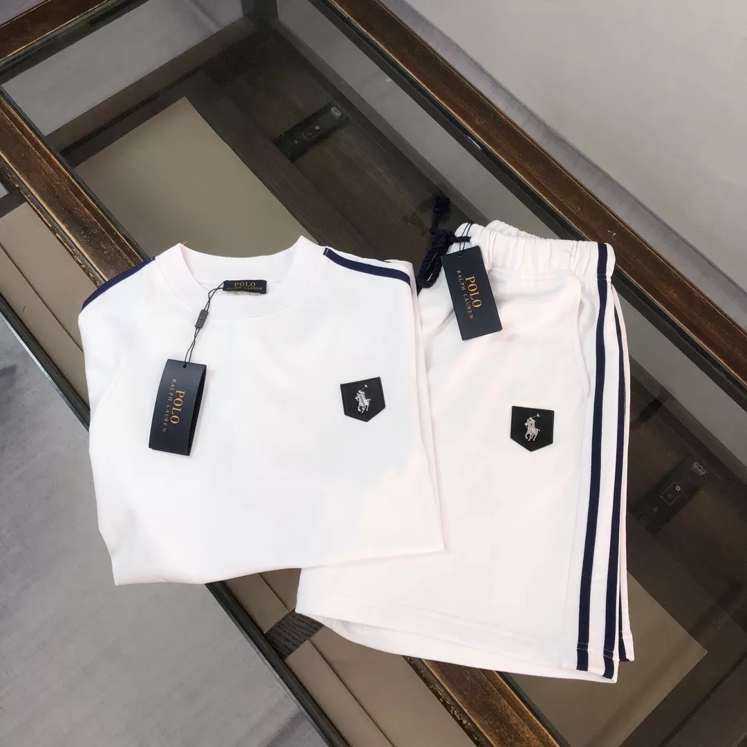 Ralph Lauren Polo Tracksuits Short Sleeved For Men Flexible 1493