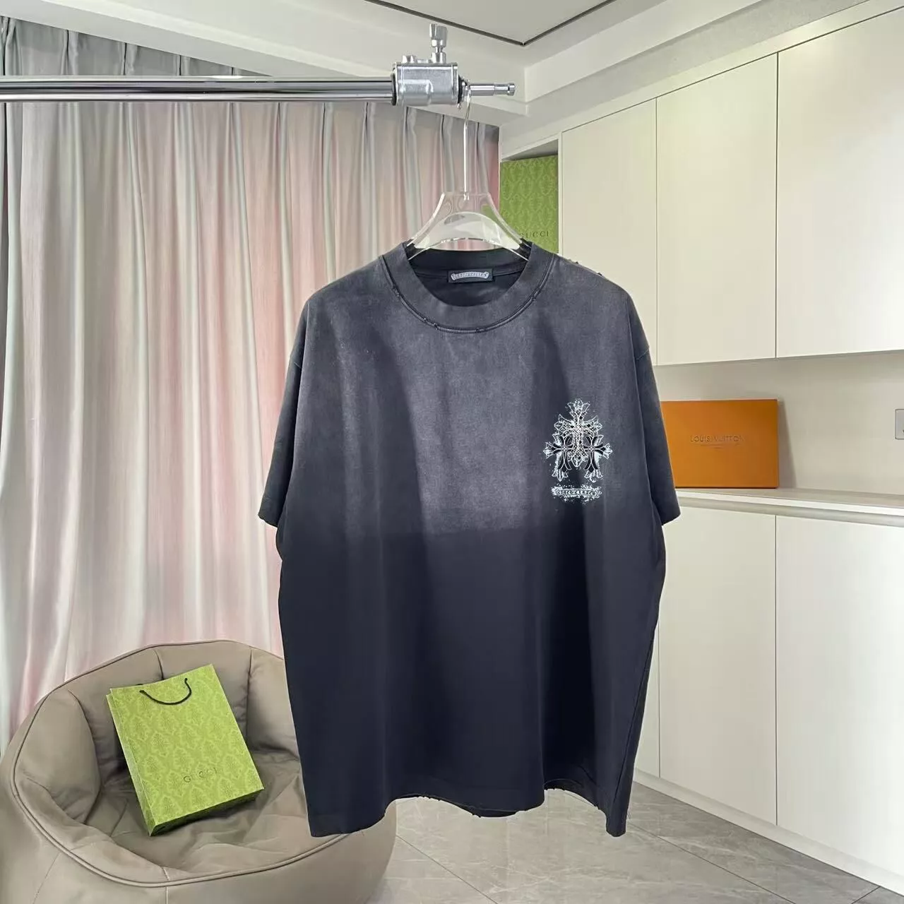 Refined 1345 Chrome Hearts T-Shirts Short Sleeved For Unisex