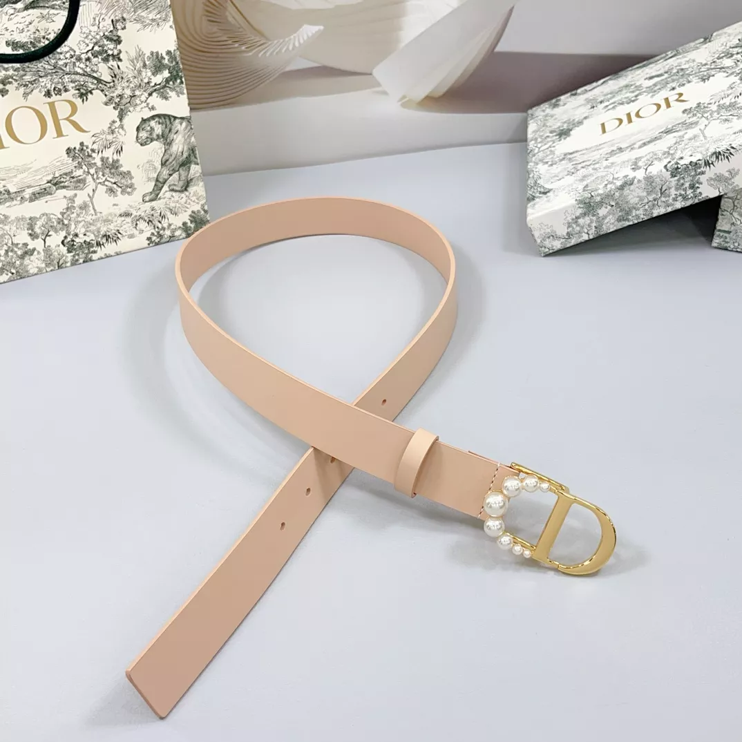 Refined 1749 Christian Dior AAA Quality Belts In 3.0cm For Women