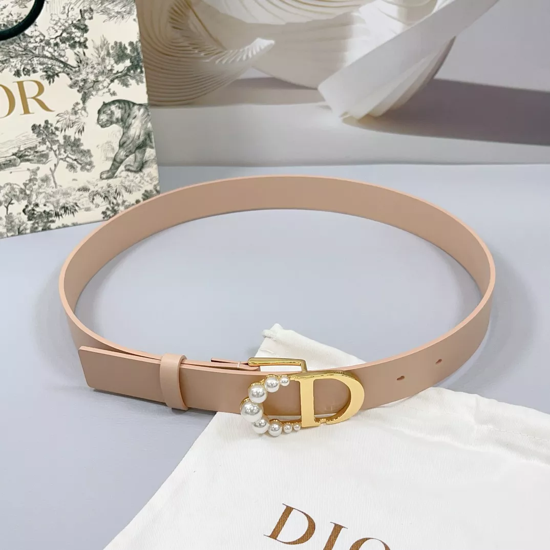 Refined 1749 Christian Dior AAA Quality Belts In 3.0cm For Women