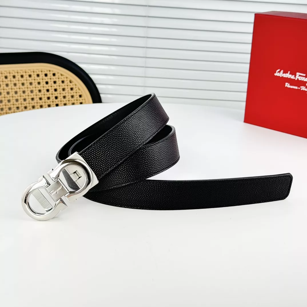 Refined 2041 Salvatore Ferragamo AAA Quality Belts In 3.5cm For Men