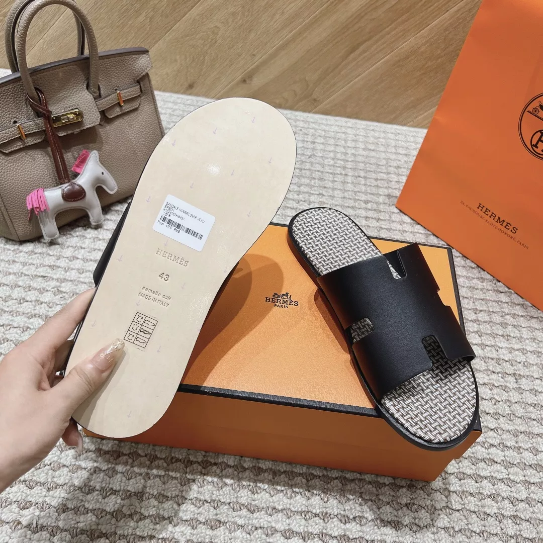 Refined 2293 Hermes Slippers For Men