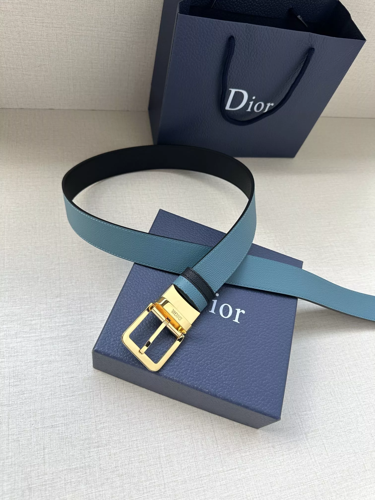 Refined 2324 Christian Dior AAA Quality Belts In 3.5cm For Men