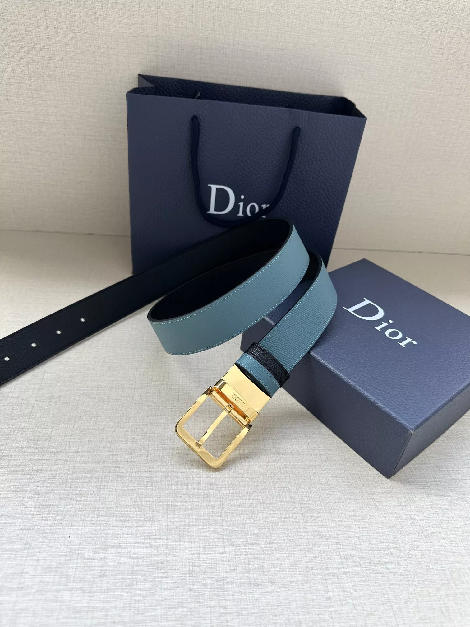 Refined 2324 Christian Dior AAA Quality Belts In 3.5cm For Men