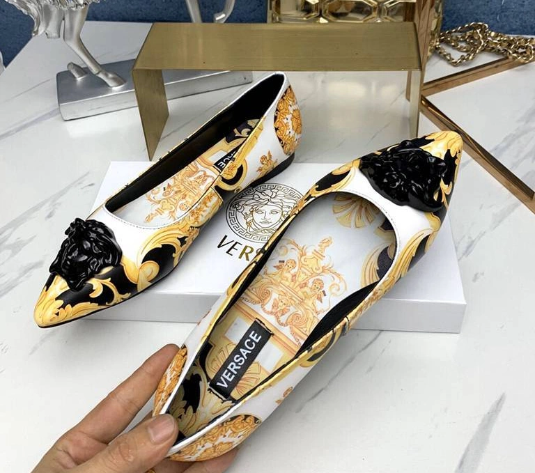 Refined 2431 Versace Flat Shoes For Women