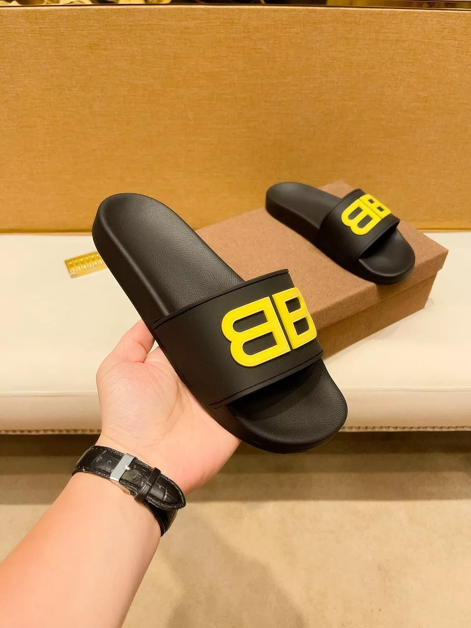 Refined 291 Balenciaga Slippers For Men