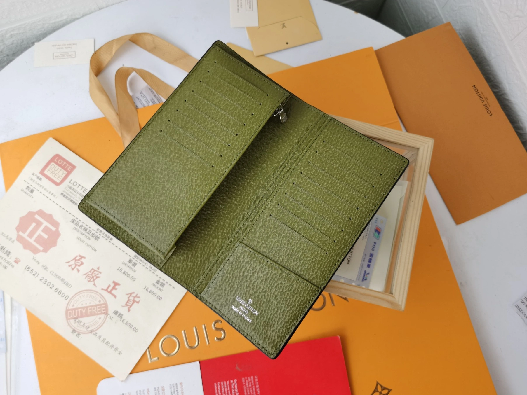 Refined 3082 Louis Vuitton LV Card Case For Unisex