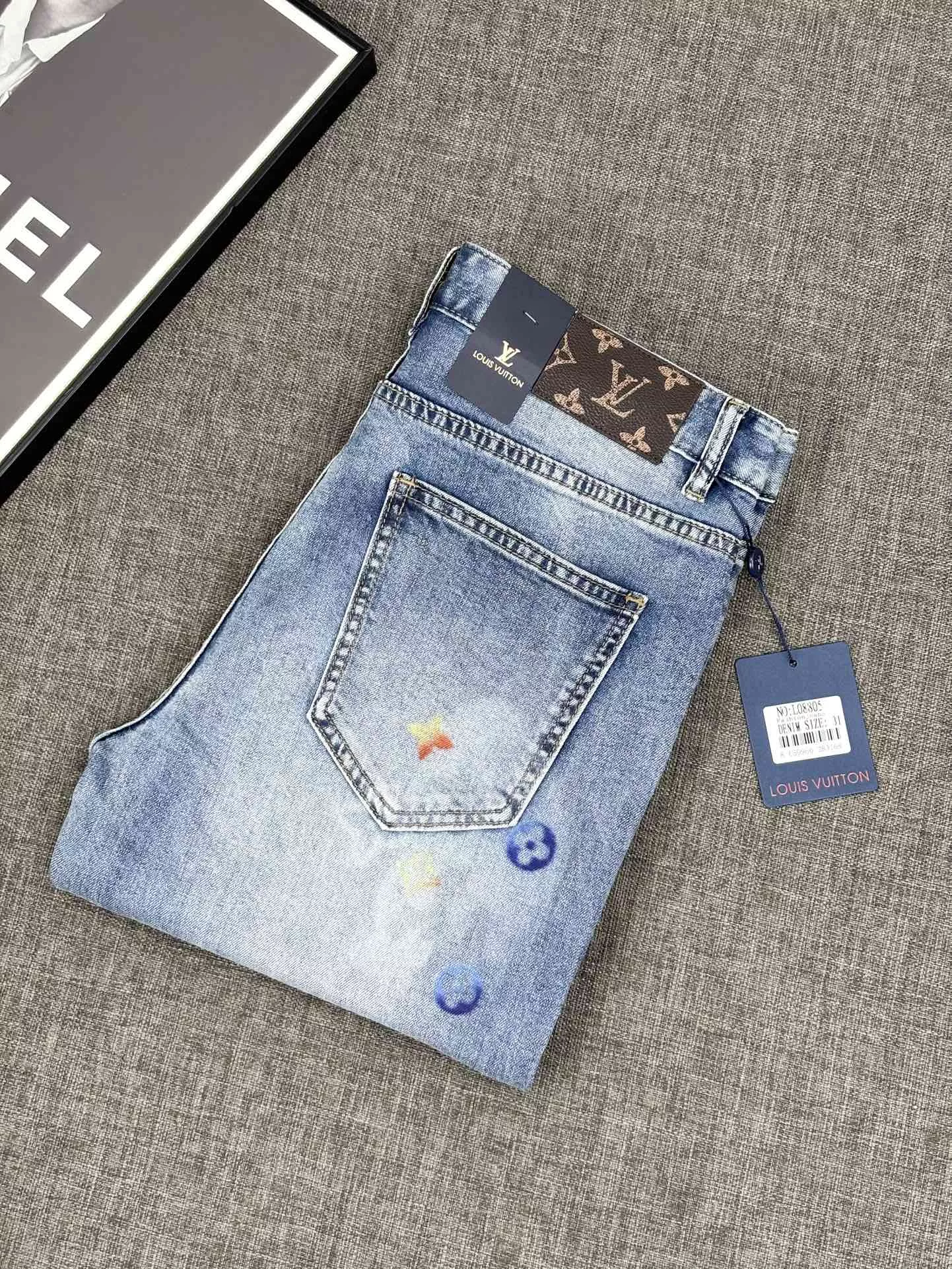 Refined 3221 Louis Vuitton LV Jeans For Men
