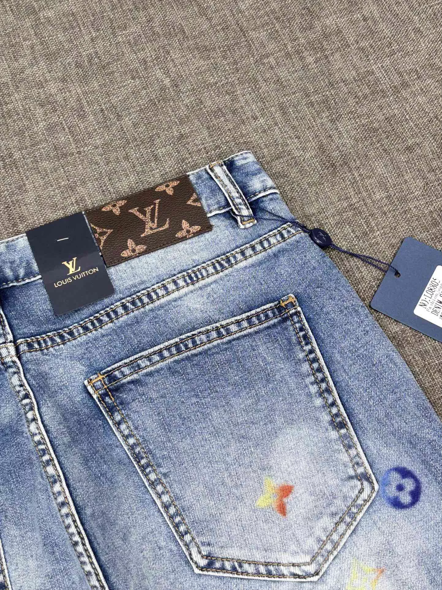 Refined 3221 Louis Vuitton LV Jeans For Men