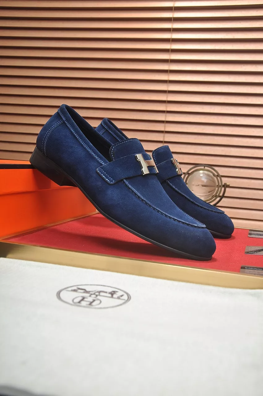 Refined 3351 Hermes Leather Shoes For Men