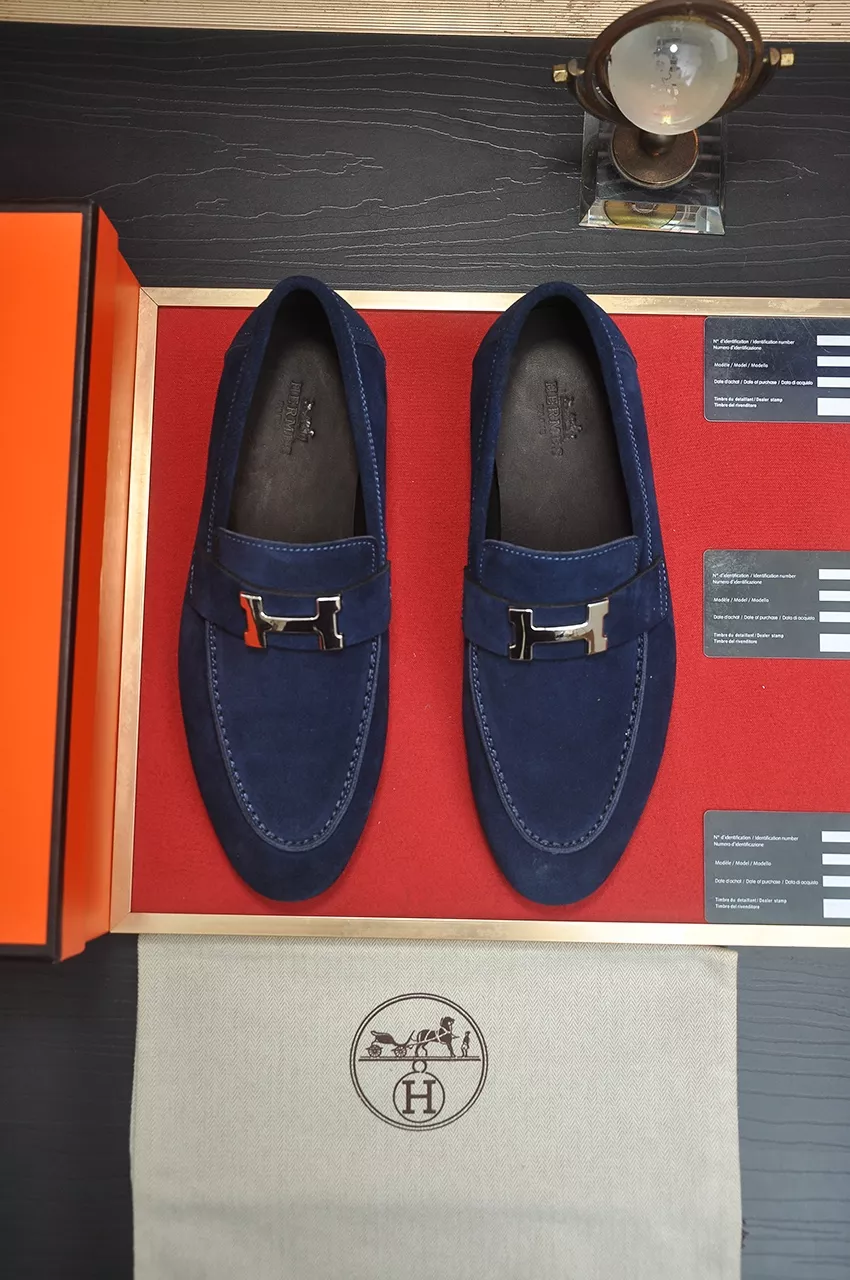 Refined 3351 Hermes Leather Shoes For Men