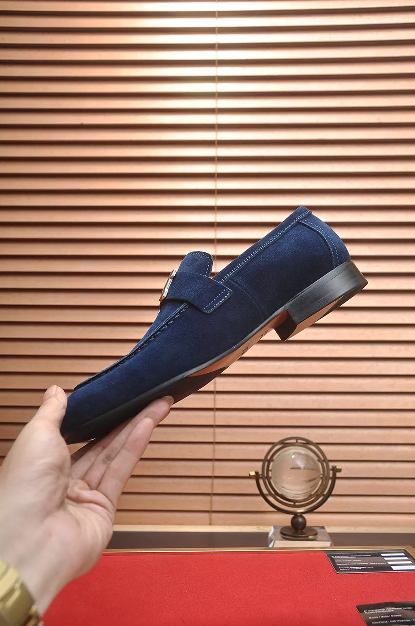 Refined 3351 Hermes Leather Shoes For Men