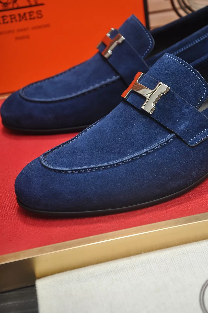 Refined 3351 Hermes Leather Shoes For Men