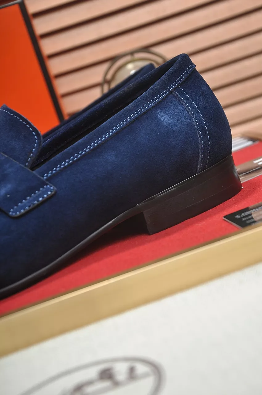 Refined 3351 Hermes Leather Shoes For Men