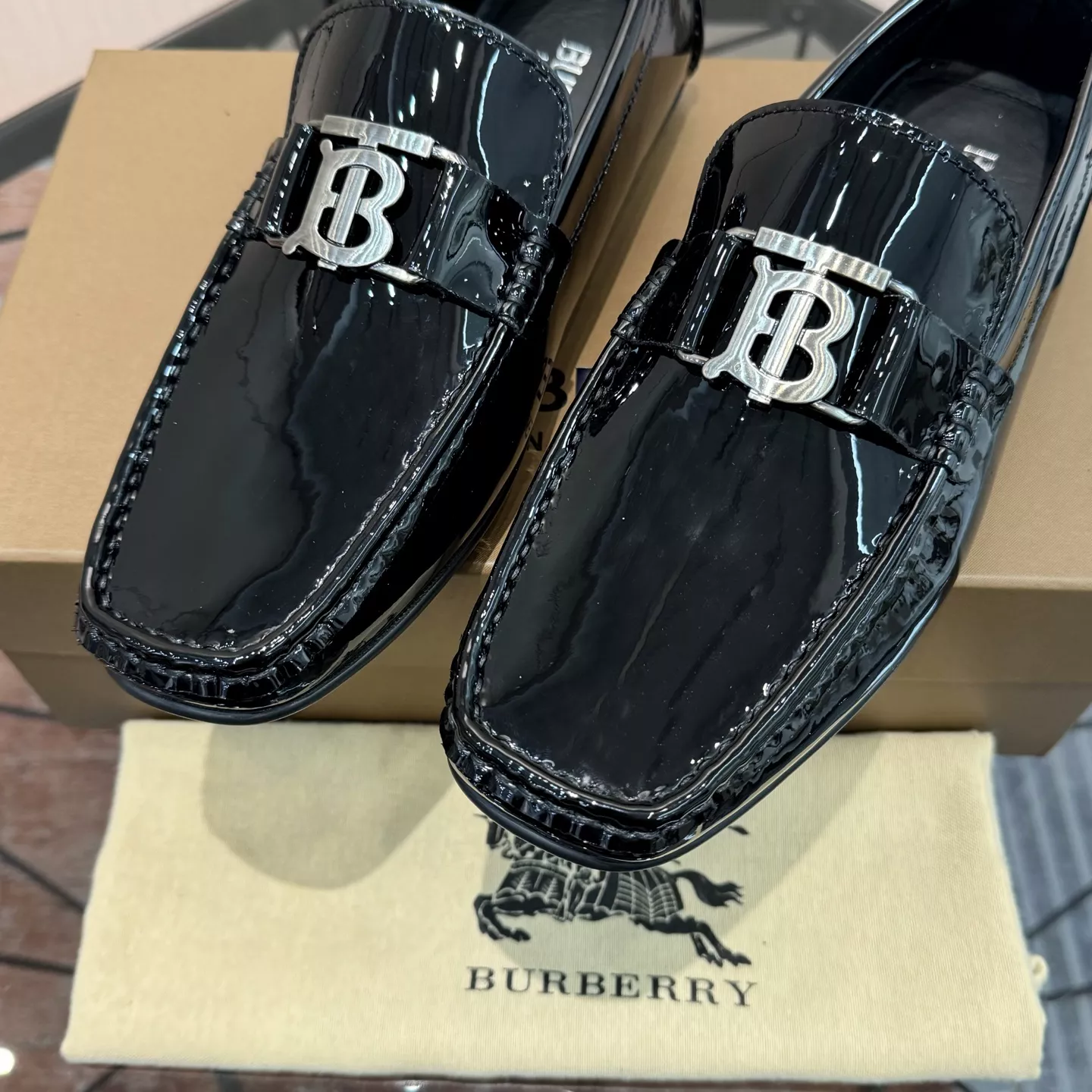 Refined 3696 Burberry Leather Shoes For Men