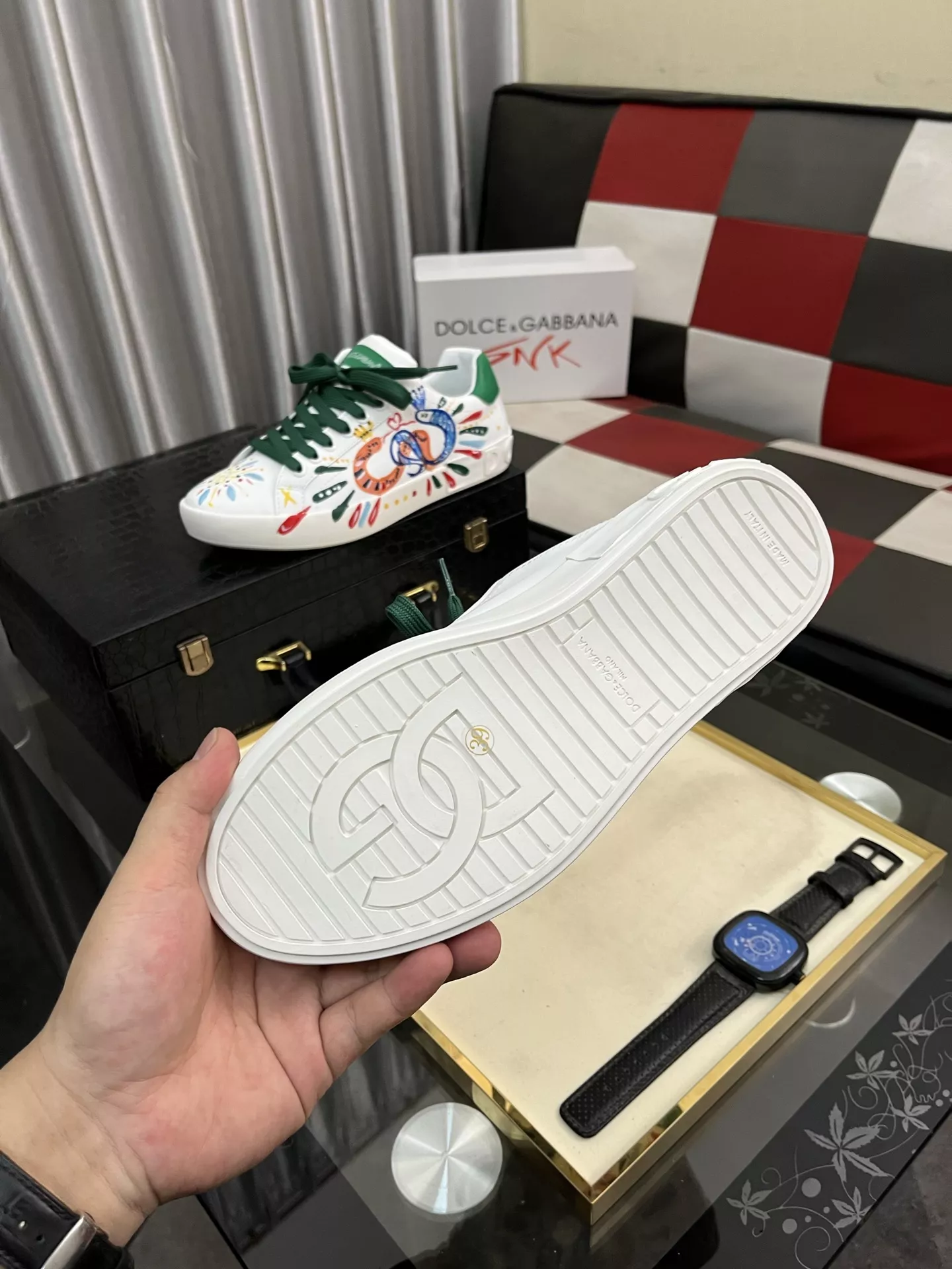 Refined 3715 Dolce & Gabbana D&G Casual Shoes For Men