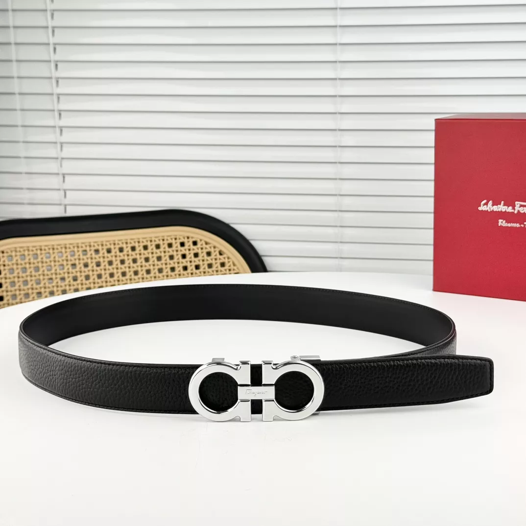Refined 4039 Salvatore Ferragamo AAA Quality Belts In 3.5cm For Men