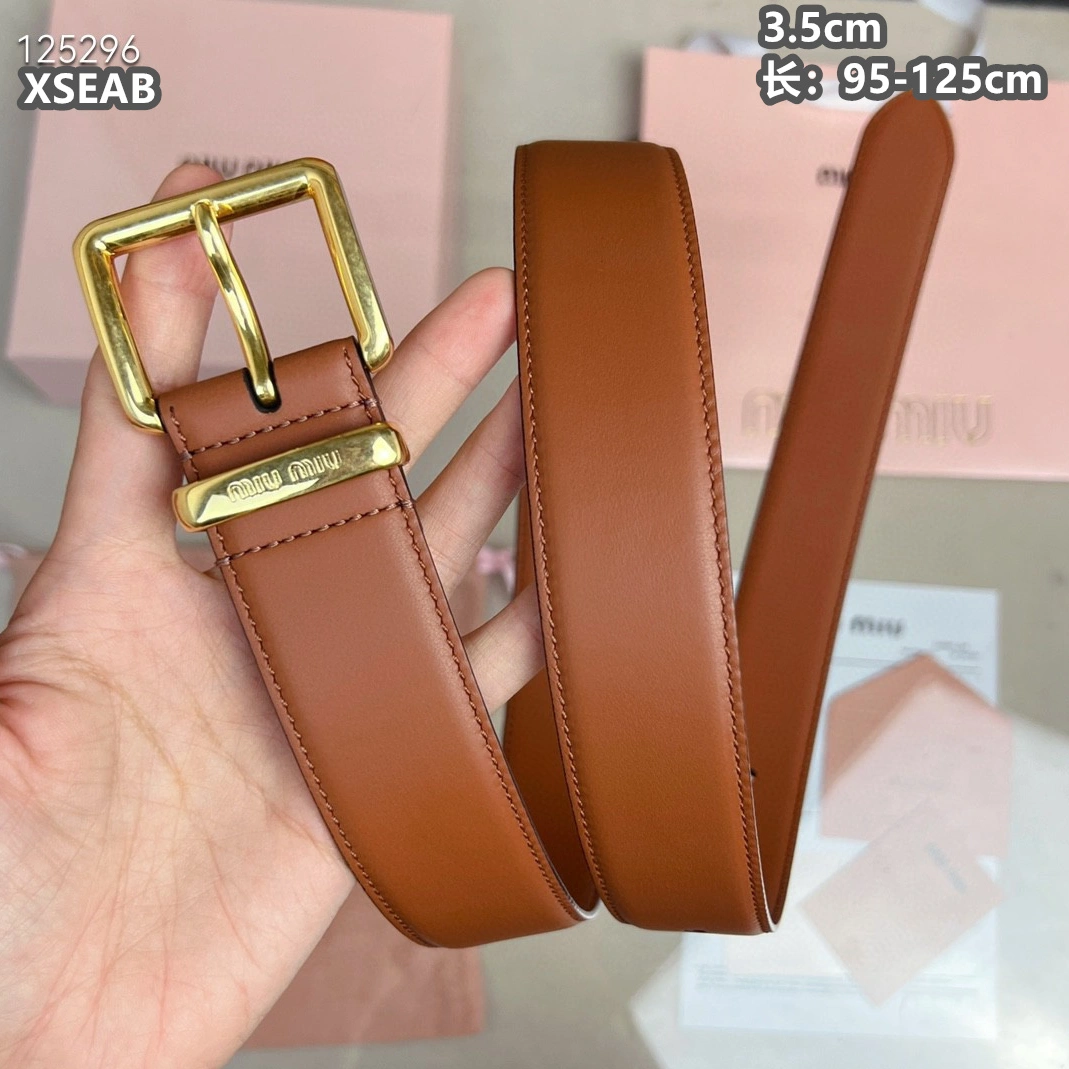 Refined 4107 MIU MIU AAA Quality Belts For Unisex