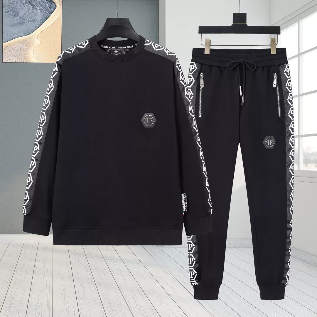 Refined 4245 Philipp Plein PP Tracksuits Long Sleeved For Men