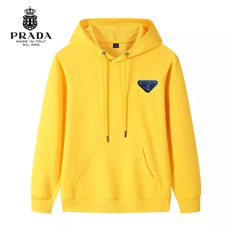 Refined 4402 Prada Hoodies Long Sleeved For Men