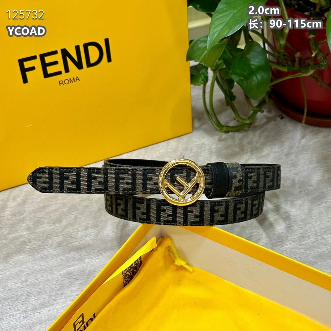 Refined 461 Fendi AAA Quality Belts For Women