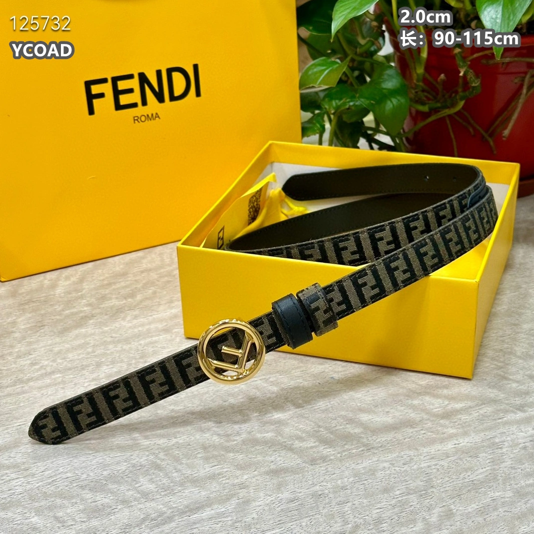 Refined 461 Fendi AAA Quality Belts For Women