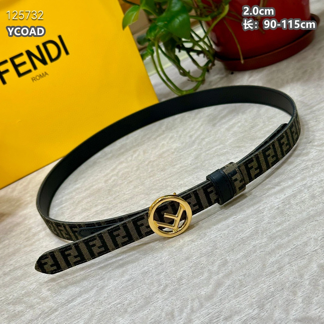 Refined 461 Fendi AAA Quality Belts For Women