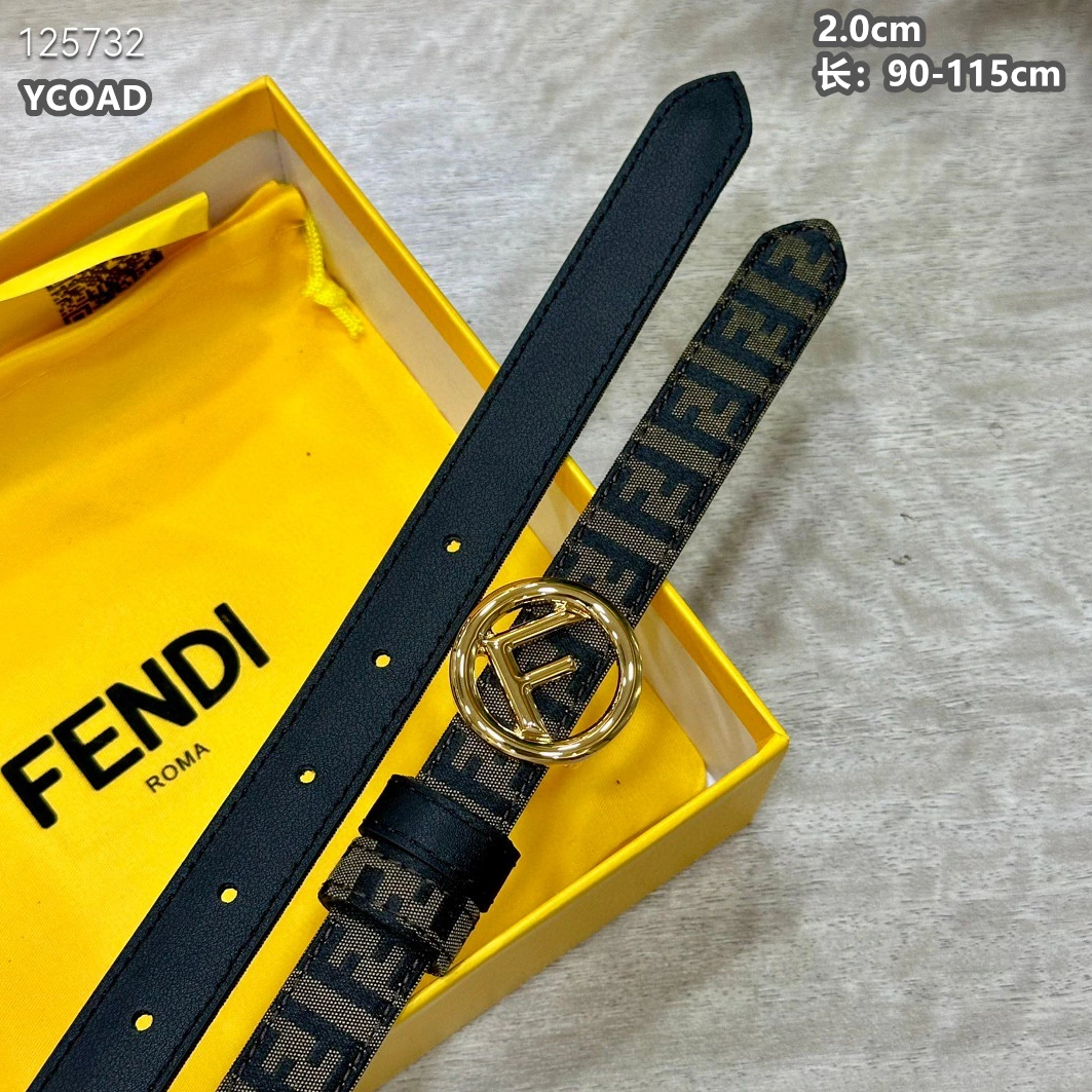 Refined 461 Fendi AAA Quality Belts For Women