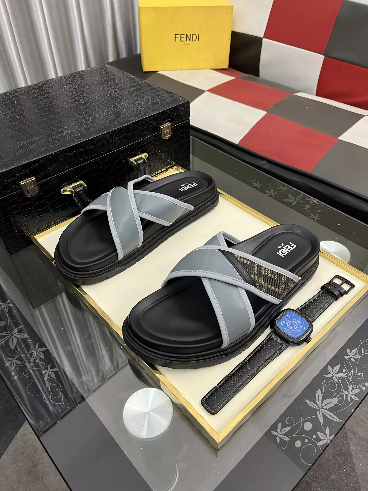 Refined 4680 Fendi Slippers For Men
