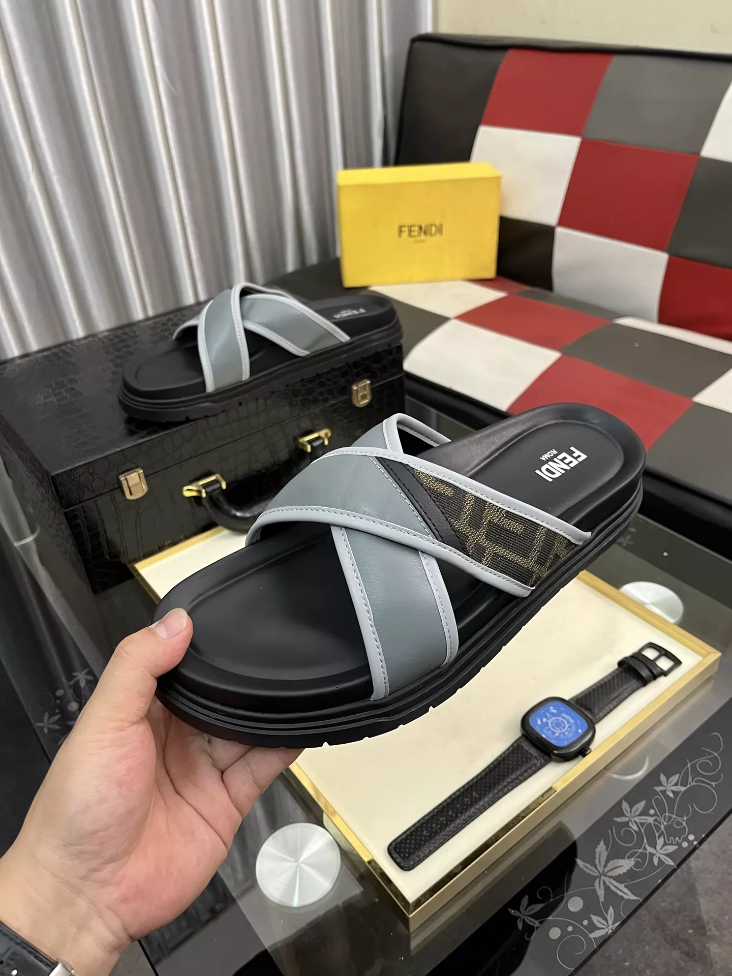 Refined 4680 Fendi Slippers For Men