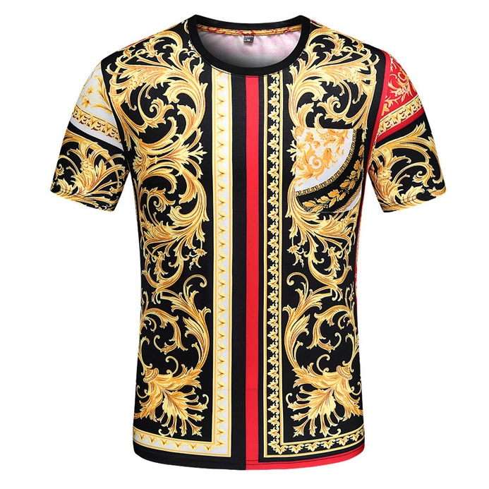 Refined 5006 Versace T-Shirts Short Sleeved For Men