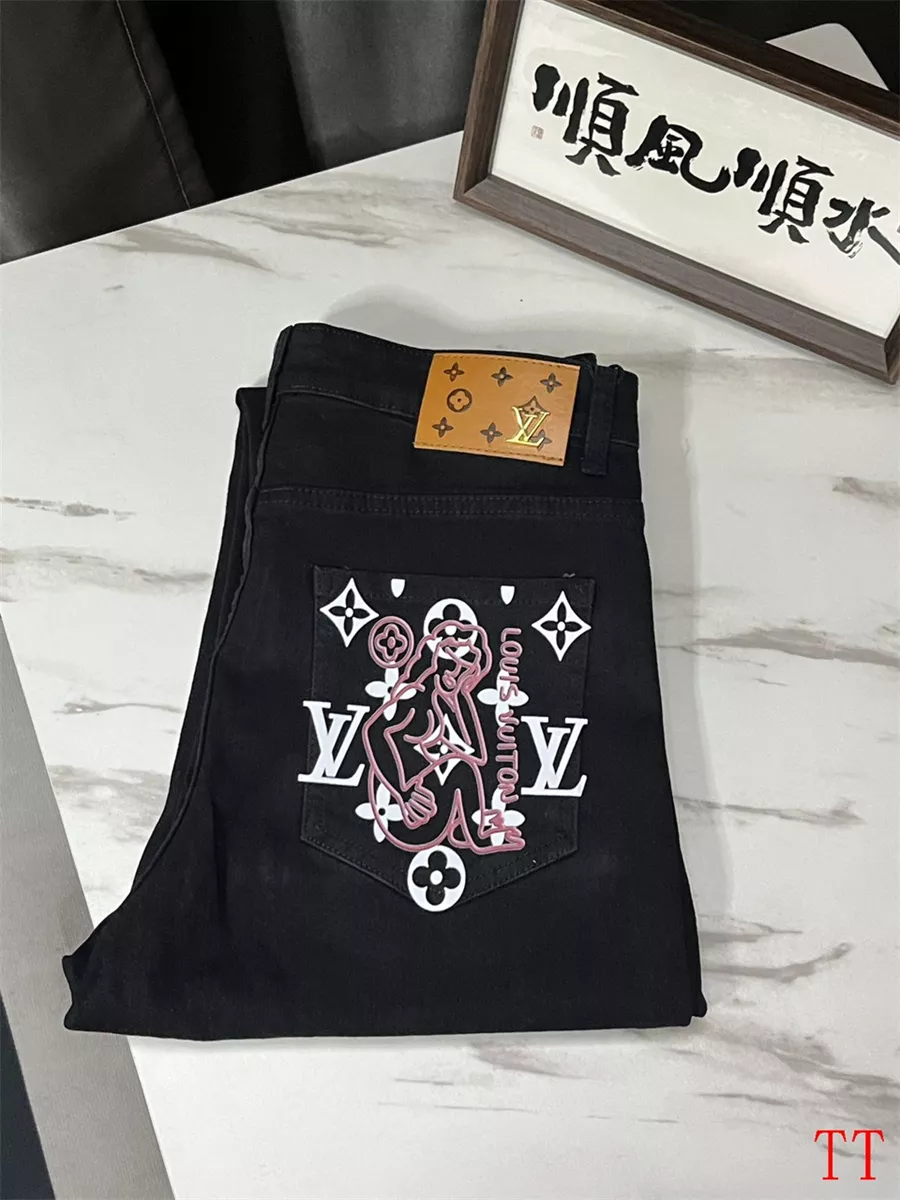Refined 5075 Louis Vuitton LV Jeans For Men