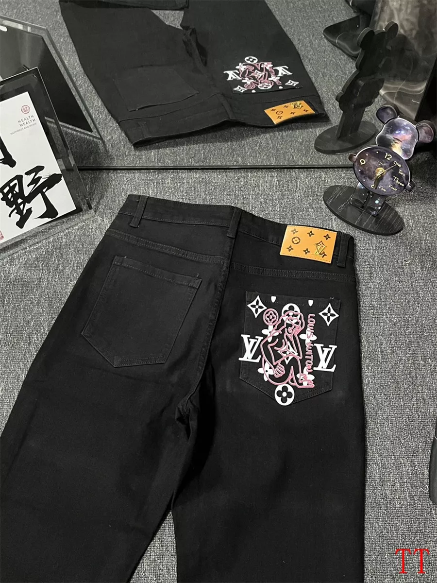 Refined 5075 Louis Vuitton LV Jeans For Men