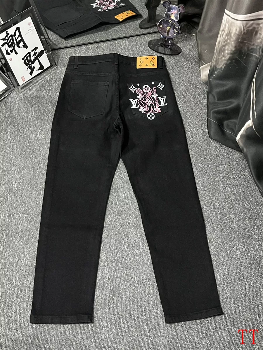 Refined 5075 Louis Vuitton LV Jeans For Men
