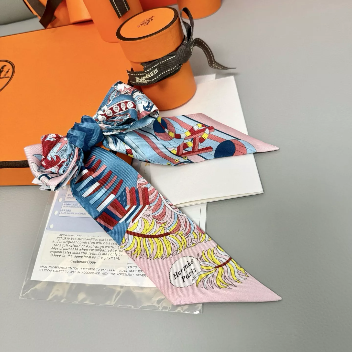 Refined 5495 Hermes Silk Scarf