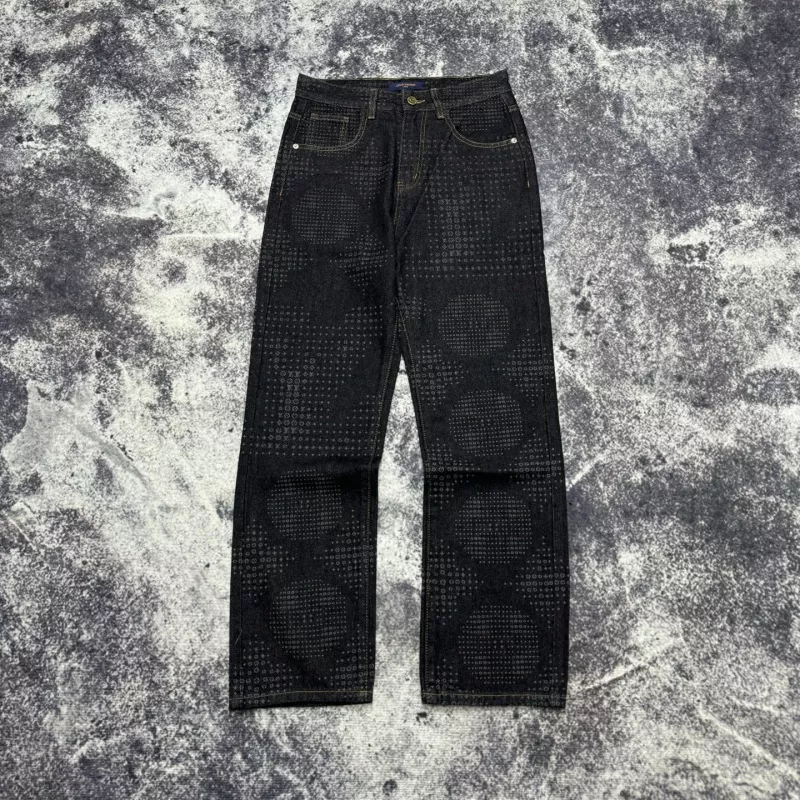 Refined 555 Louis Vuitton LV Jeans For Men