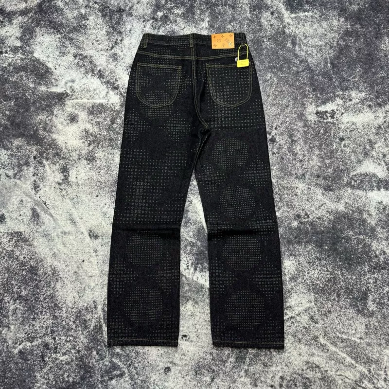Refined 555 Louis Vuitton LV Jeans For Men