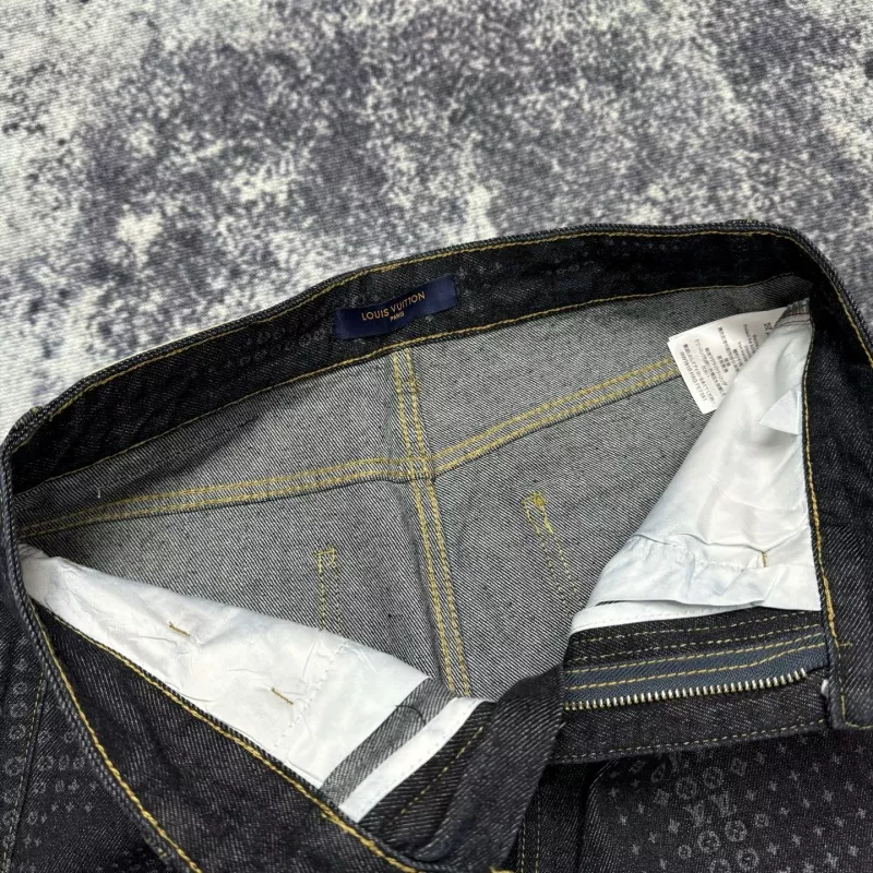Refined 555 Louis Vuitton LV Jeans For Men