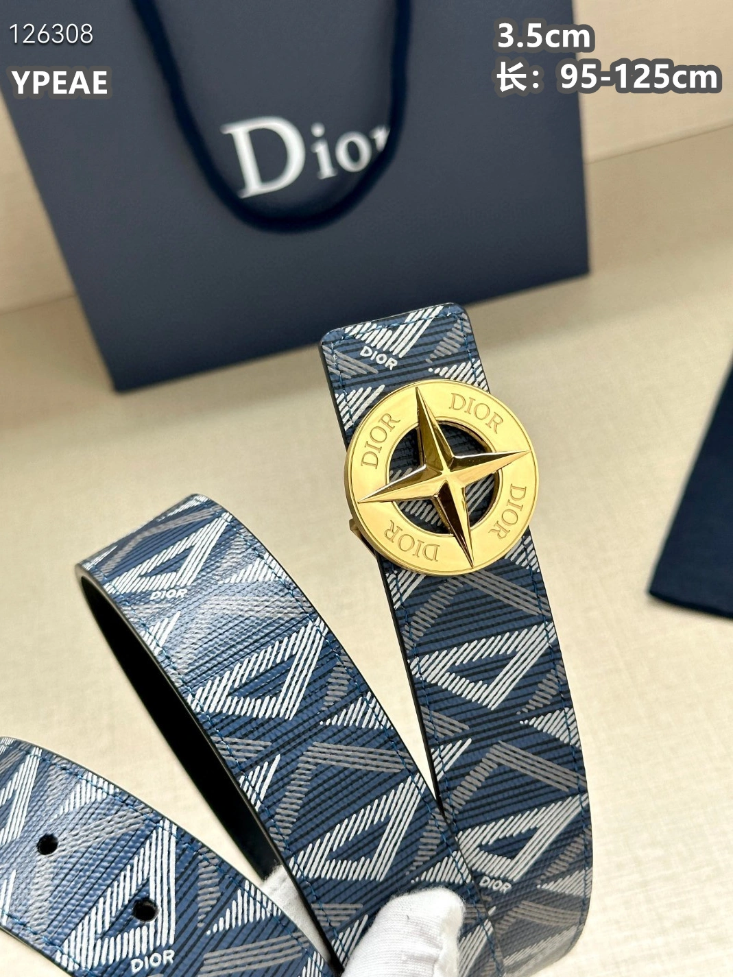Refined 5651 Christian Dior AAA Quality Belts For Men