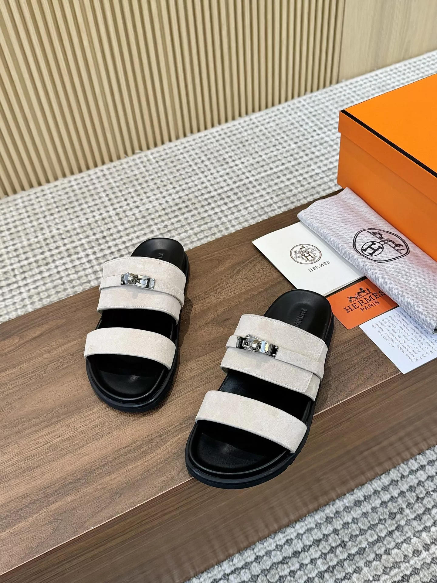 Refined 582 Hermes Slippers For Men