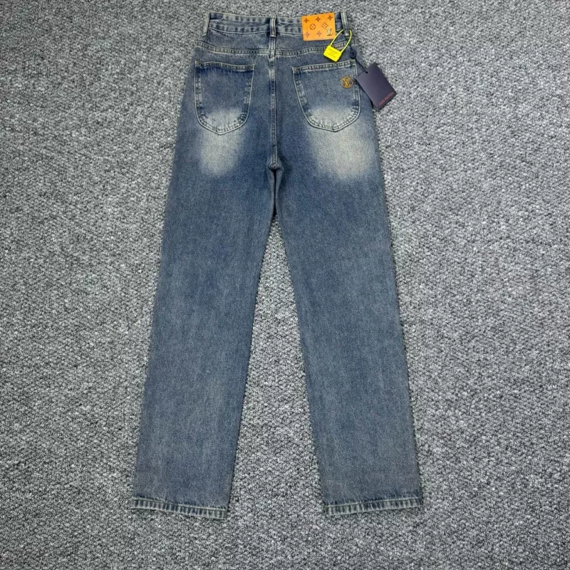 Refined 584 Louis Vuitton LV Jeans For Men