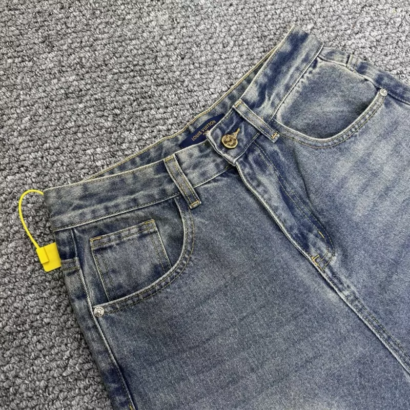 Refined 584 Louis Vuitton LV Jeans For Men